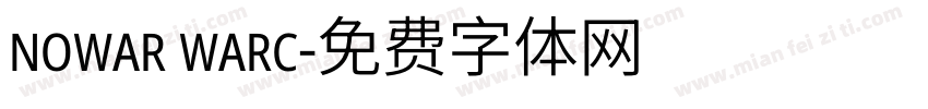 nowar warc字体转换